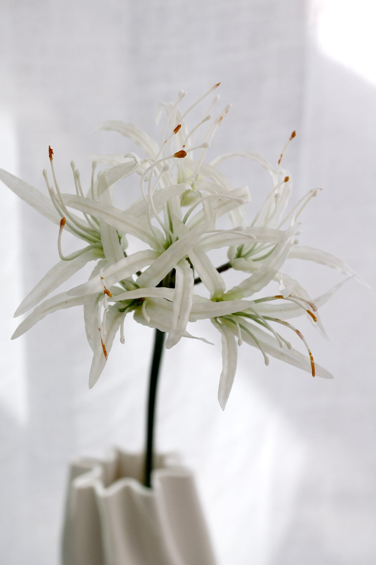 Nerine Spray, White 72cm Faux Flower
