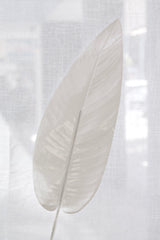 White Canna Leaf Stem – 97cm Faux Botanical Statement