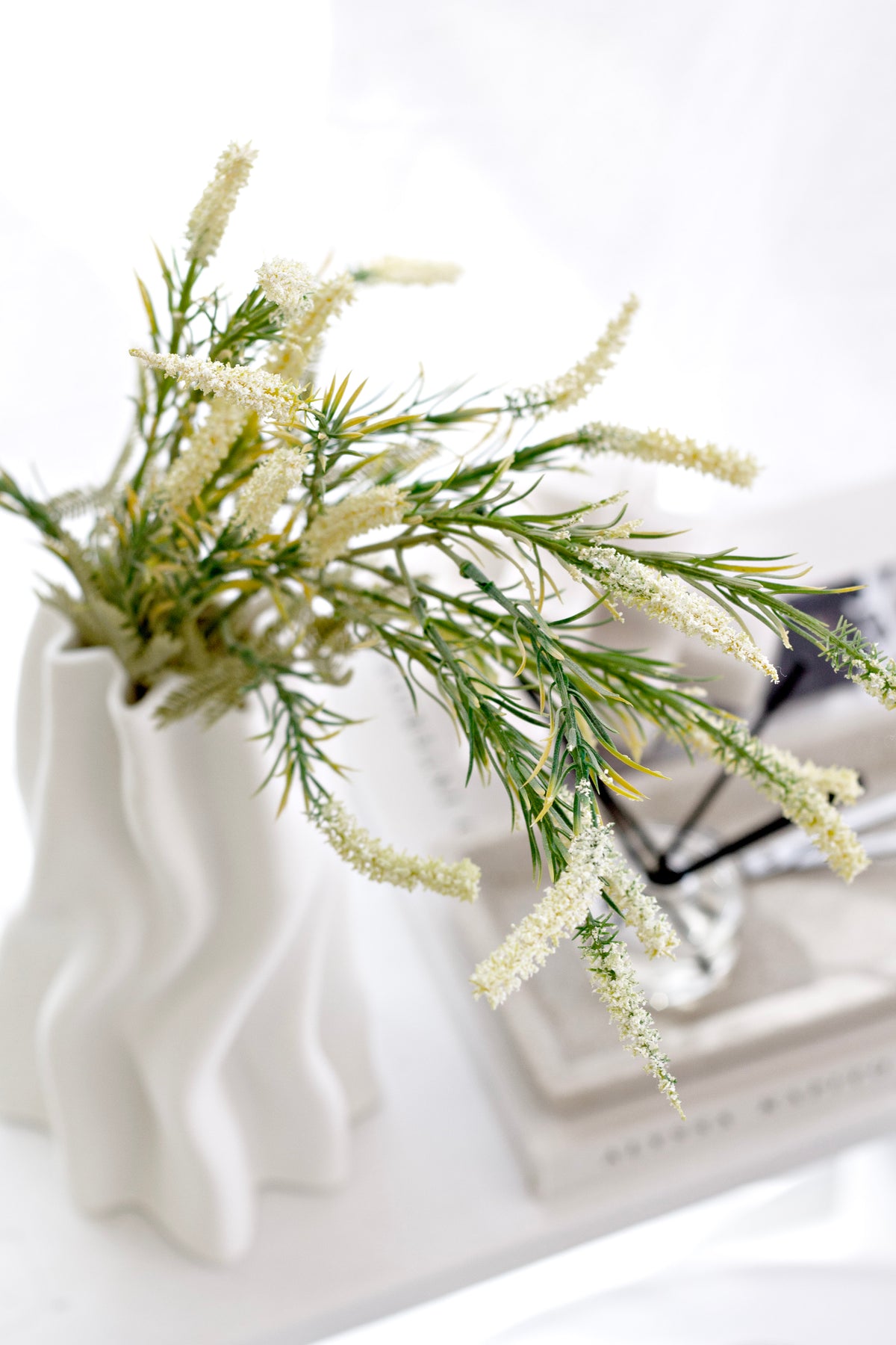 Setaria Spray, Cream 86cm Faux Grass Stem