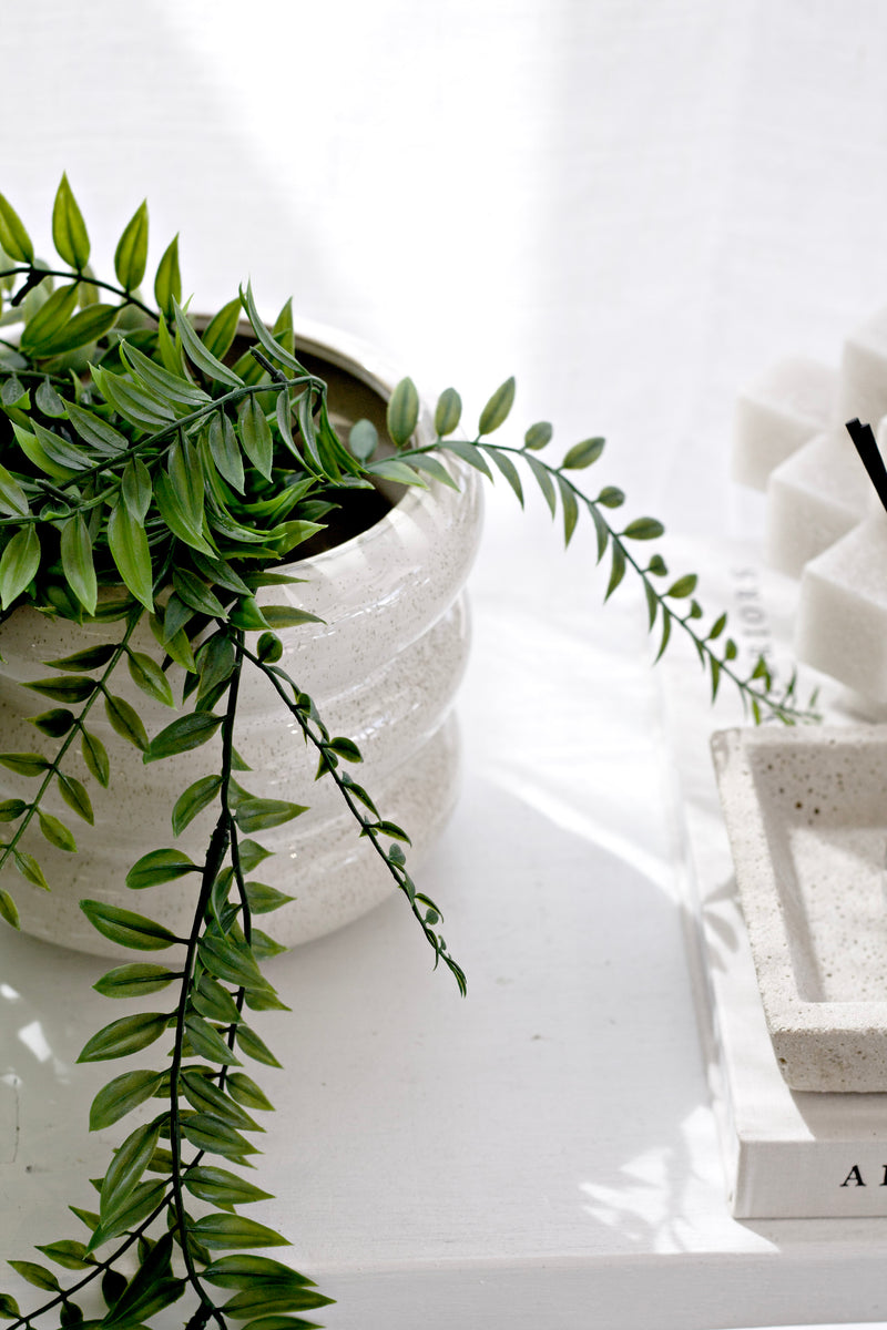 Milan Sculptural Planter – Sandstorm Ceramic Pot in 3 Sizes