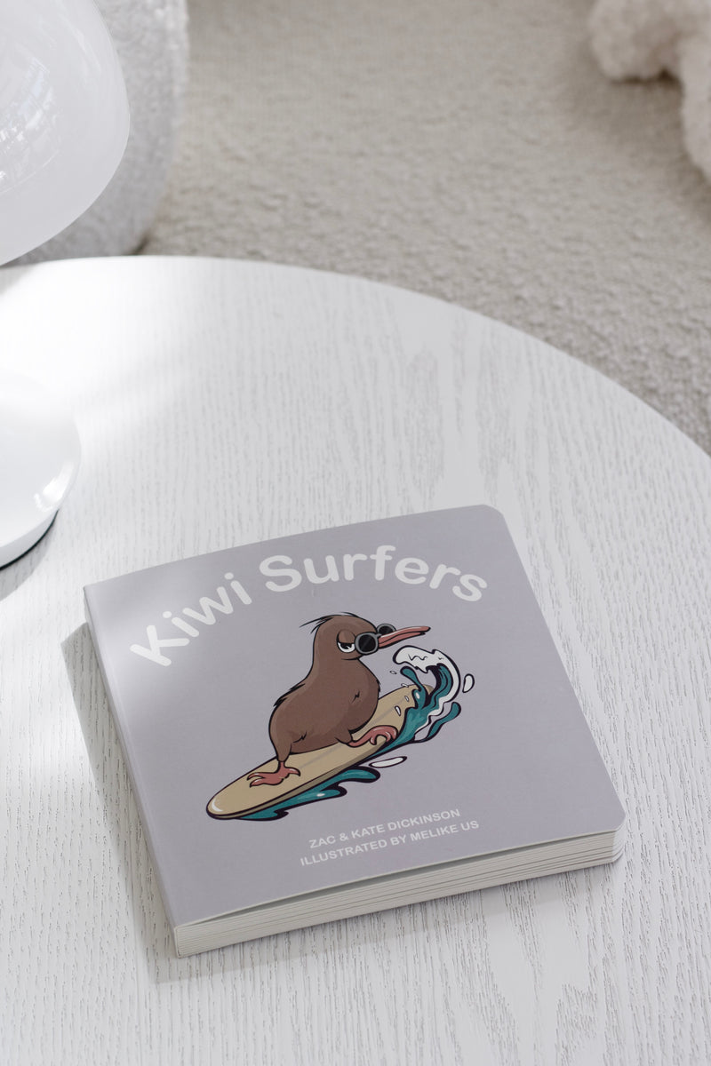 As We Are Illustration ‘Kiwi Surfers’ Board Book (15×15 cm)
