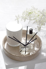 Sahara Ceramic Tray | Textured Stone Glaze Decorative Tray – Small & Large