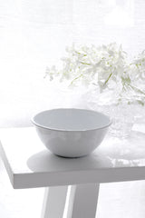 Dishy Enamel Noodle Bowl 16cm – Durable White Scratch-Resistant