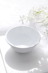 Dishy Enamel Noodle Bowl 16cm – Durable White Scratch-Resistant