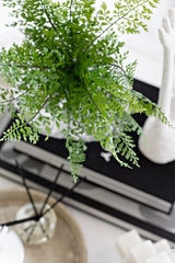 Hen & Chicken Fern Bush – 33cm Realistic Artificial Greenery