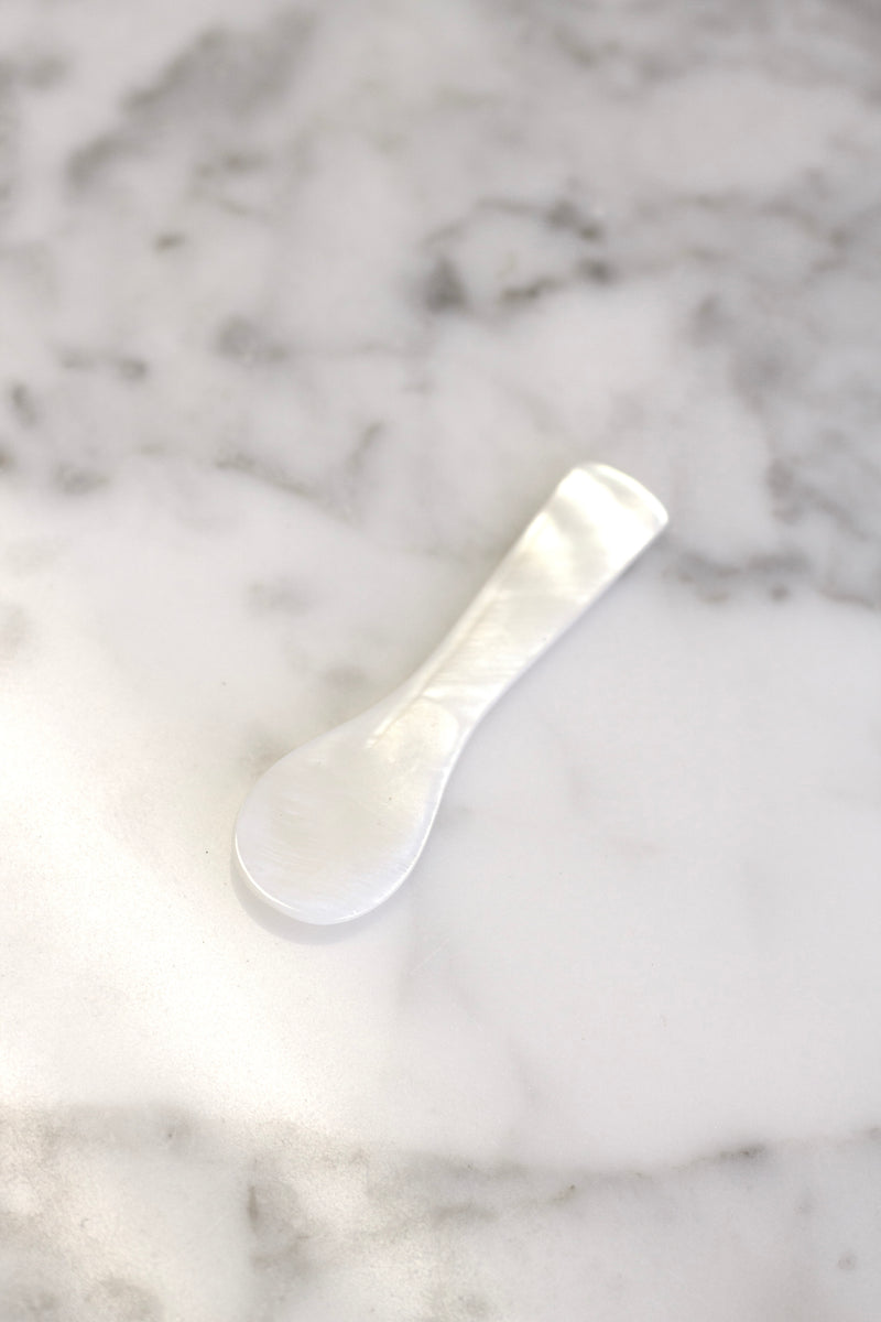 Mother of Pearl Spoons from Papier HQ — Set of 4 Non-Reactive Shell Spoons
