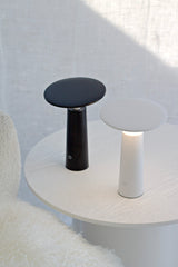 LED Tilt Rechargeable Touch Lamp – Dimmable Table Light Black/White