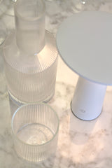 LED Tilt Rechargeable Touch Lamp – Dimmable Table Light Black/White