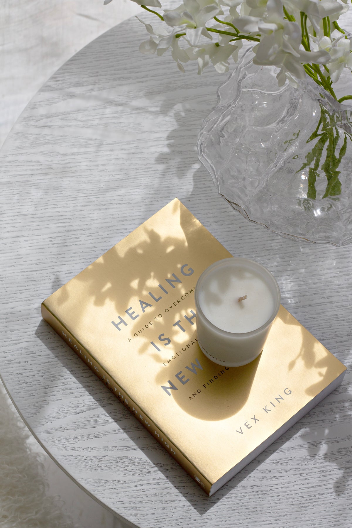 Healing Is the New High styled with home decor