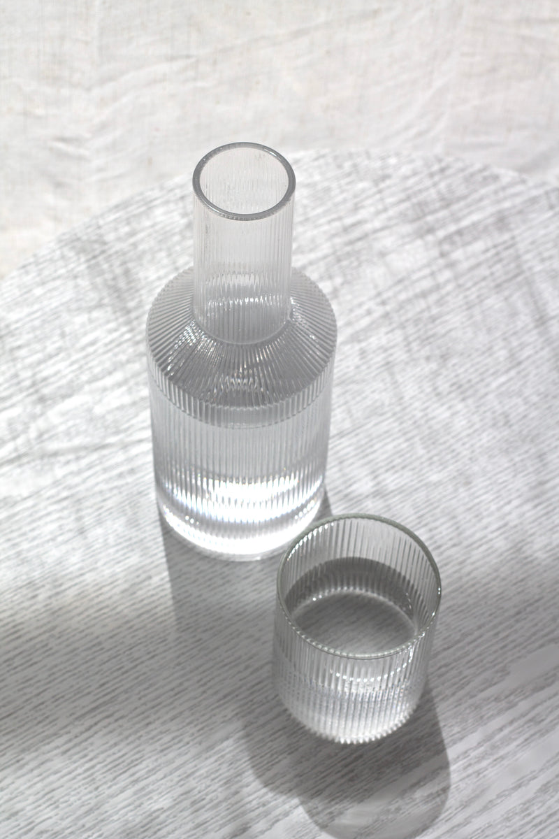 Amalfi Water Glasses (Set of 2) from Papier HQ — Fluted Tumblers
