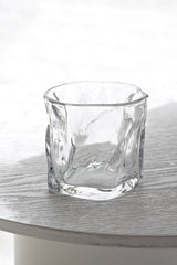 Wavy Glasses (Set of 2) from Papier HQ — Stackable Textured Tumblers
