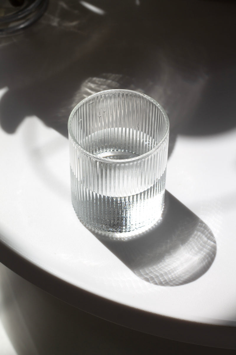 Amalfi Water Glasses (Set of 2) from Papier HQ — Fluted Tumblers