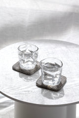Wavy Glasses (Set of 2) from Papier HQ — Stackable Textured Tumblers