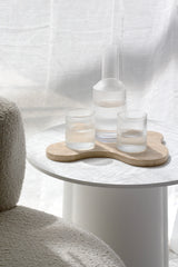 Isobel Travertine Tray from Papier HQ – Sculptural Stone Decor