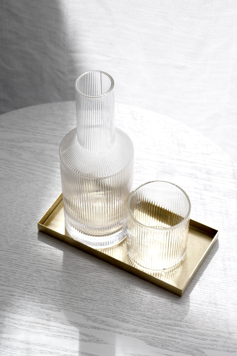 Amalfi Water Glasses (Set of 2) from Papier HQ — Fluted Tumblers