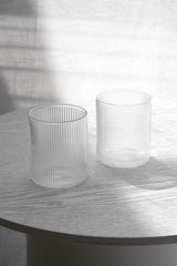Amalfi Water Glasses (Set of 2) from Papier HQ — Fluted Tumblers
