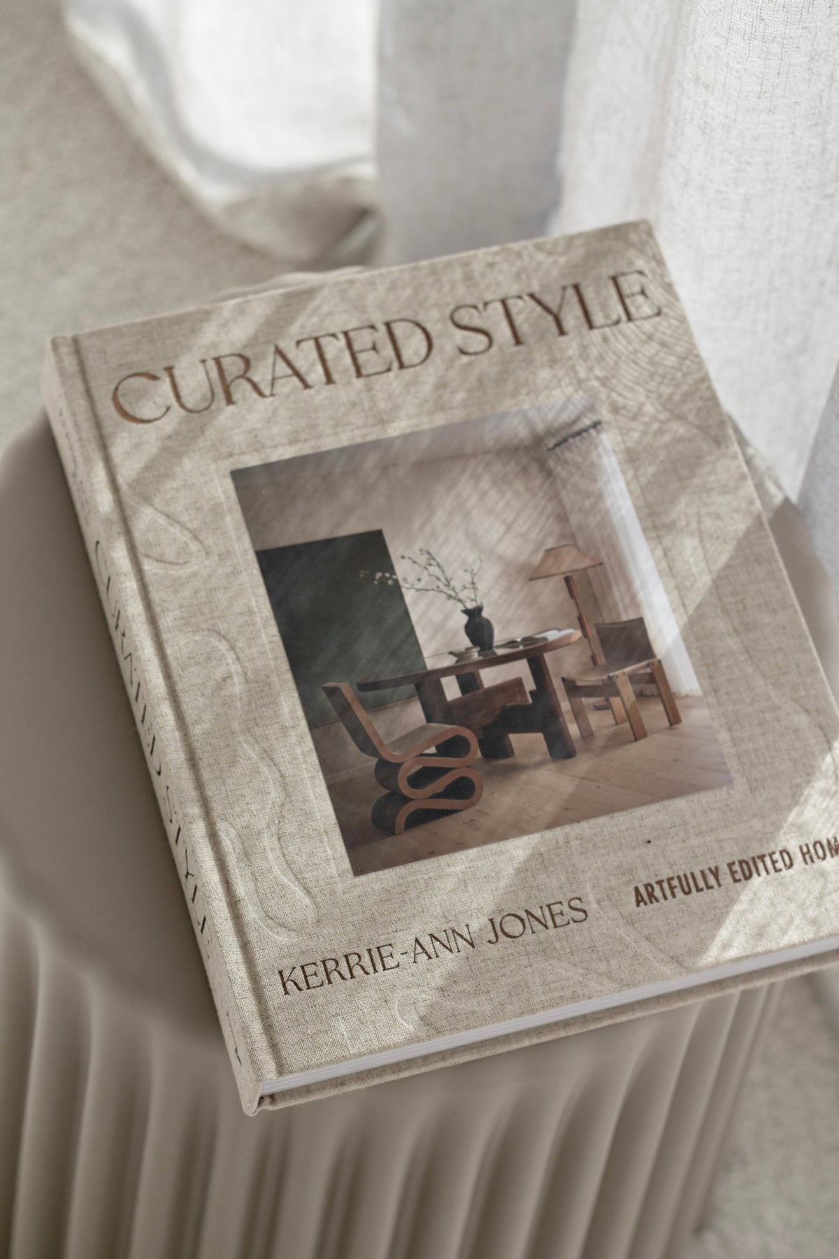 Curated Style page spread showing an entryway