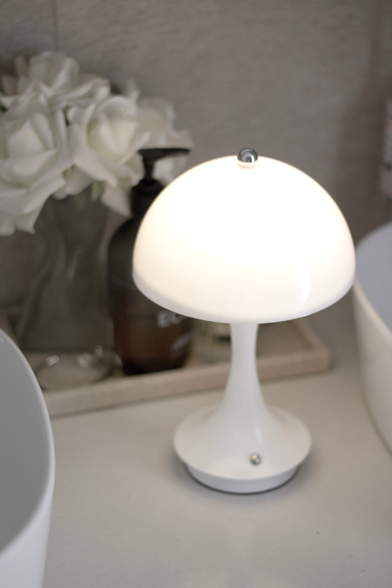 Mushroom Lamp – White (Portable USB Rechargeable)