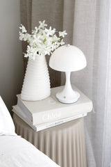 Fulk 3D Printed Ceramic Vase – Sculptural Modern White Porcelain Vase (Small/Large)