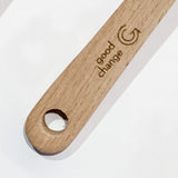 Good Change wooden dish brush styled in a kitchen setting