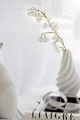 Hawthorn Blossom Spray – Tall White Artificial Stem