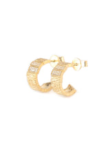 Impressions Gold Clear Crystal Earrings | Federation