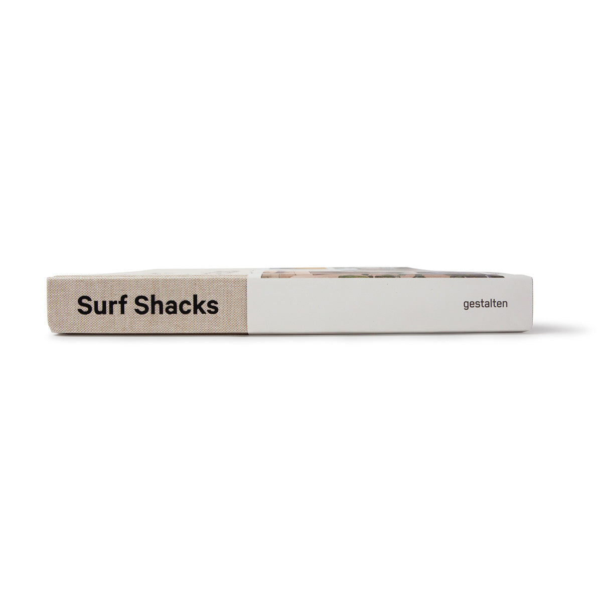 Spine of Surf Shacks Volume 2 lying flat