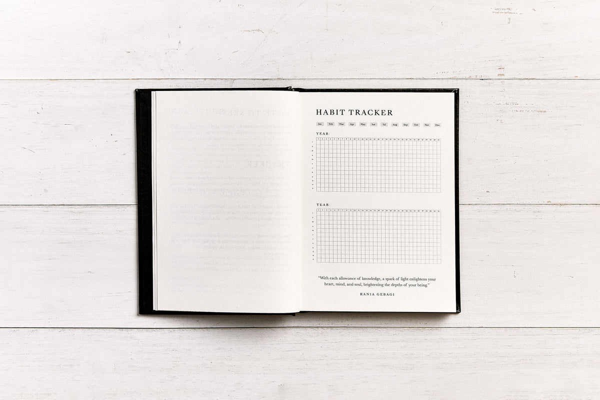 Inner Mastery journal open at a daily practice page