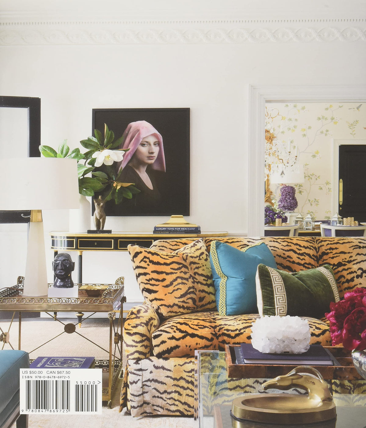 Inviting Interiors page spread showing a fashion-inspired interior