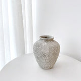 Nerina Stone Vase – Sage Textured Vessel, Small & Large