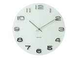 Karlsson Vintage Round Wall Clock in White, 35cm open face