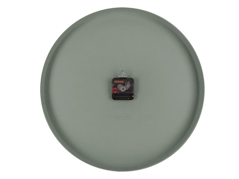 On The Edge Wall Clock - Black / White / Warm Grey / Jungle Green (42cm)