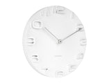 On The Edge Wall Clock - Black / White / Warm Grey / Jungle Green (42cm)