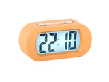 Karlsson Gummy Digital Alarm Clock in Soft Orange