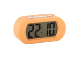 Karlsson Gummy Digital Alarm Clock in Soft Orange
