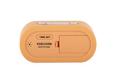 Karlsson Gummy Digital Alarm Clock in Soft Orange