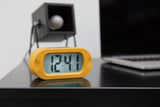 Karlsson Gummy Digital Alarm Clock in Ochre Yellow