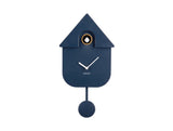 Karlsson Modern Cuckoo Clock in Dark Blue, Nordic wall clock with birdsong