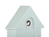 Karlsson Modern Cuckoo Clock in Soft Blue, Nordic wall clock with birdsong