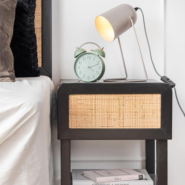 Karlsson Iconic Silent Alarm Clock – Twin Bell in 4 Colours
