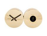 Karlsson Duo Cuckoo Clock in Gold, modern birdsong wall clock