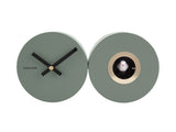 Karlsson Duo Cuckoo Clock in Matte Green, modern birdsong wall clock