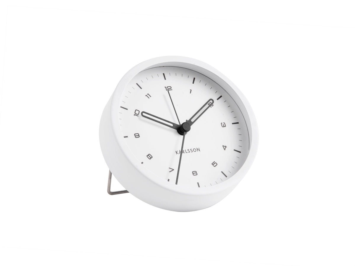 Karlsson Tinge Alarm Clock in White