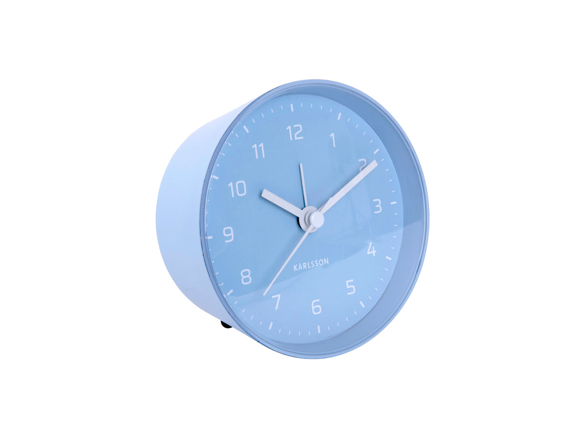 Karlsson Cone alarm clock in Sky Blue