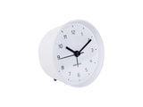 Karlsson Cone Alarm Clock in White Iron, 10cm