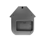 Karlsson Modern Cuckoo Clock in Metallic Dark Grey, Nordic wall clock with birdsong
