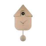 Karlsson Modern Cuckoo Clock in Metallic Rose Gold, Nordic wall clock with birdsong