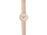 Karlsson Ms Pink watch with pink leather strap and stainless steel case