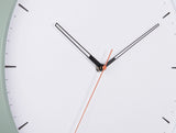 Karlsson Calm Wall Clock in Grayed Jade, minimalist silent wall clock