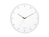 Calm Wall Clock – White / Black | Karlsson Design by Armando Breeveld